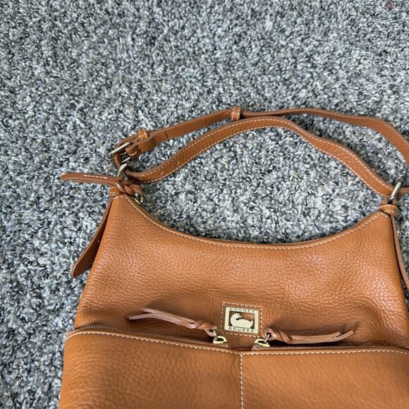 Dooney & Bourke Pebble Grain Hobo Handbag – ShopCGX Dooney & Bourke Dillen Hobo Pebbled Camel Brown Leather Shoulder Bag Purse